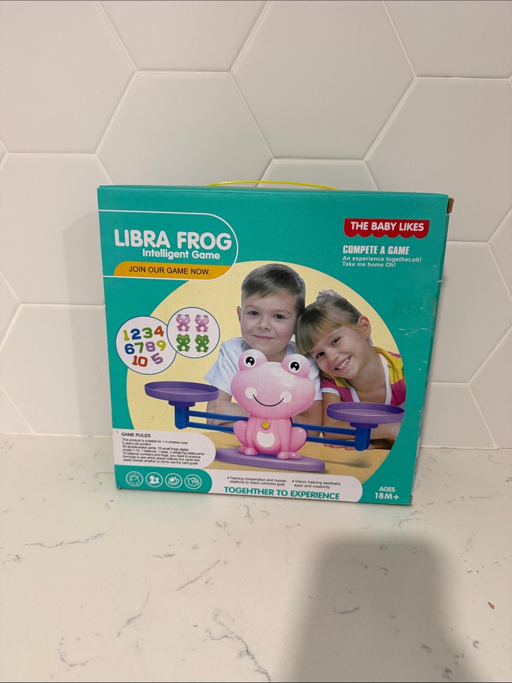 Libra Frog Balance Game for Kids - Pink